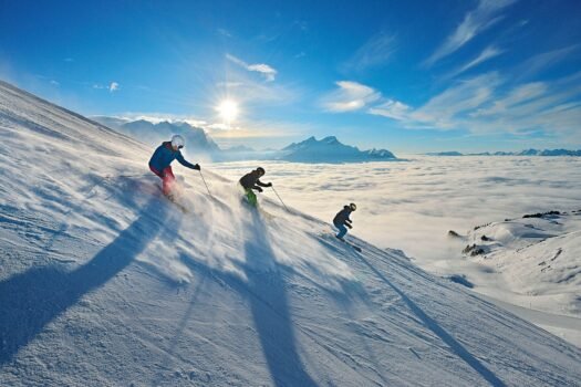 Hasliberg Skifahrer