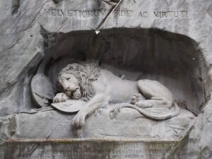 Luzern Gletschergarten und Löwendenkmal