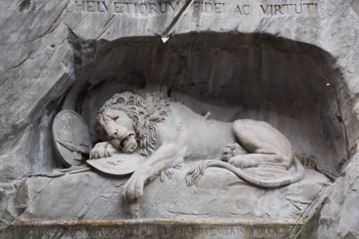 Luzern Gletschergarten und Löwendenkmal